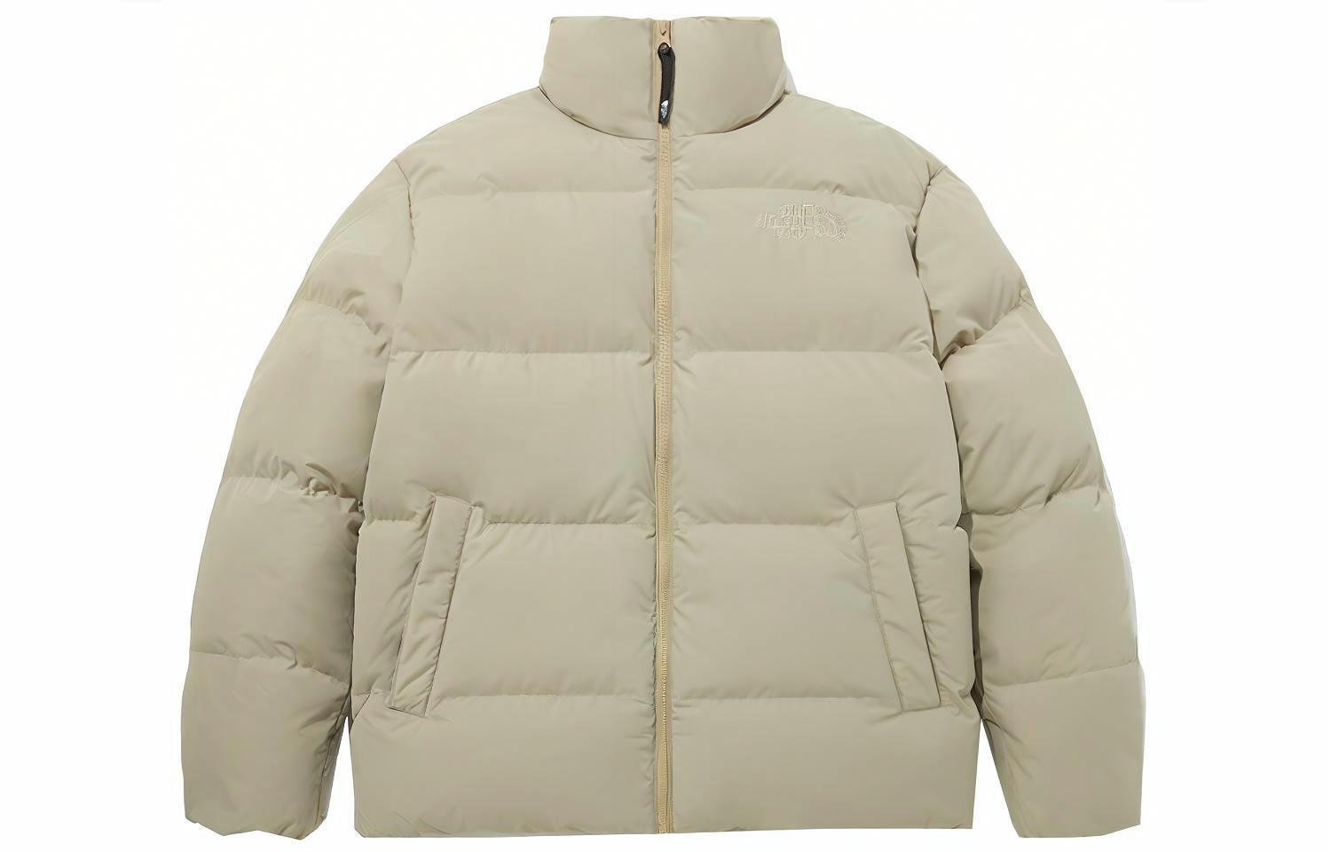 北面/THE NORTH FACE The North Face Logo Embroidered Jacket Khaki