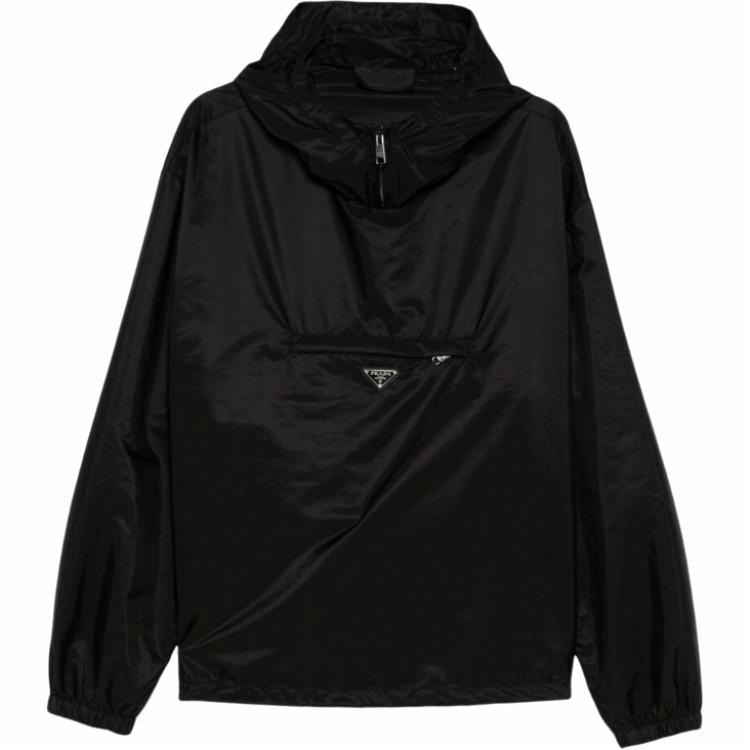 Prada SS25 Hooded Jacket Black