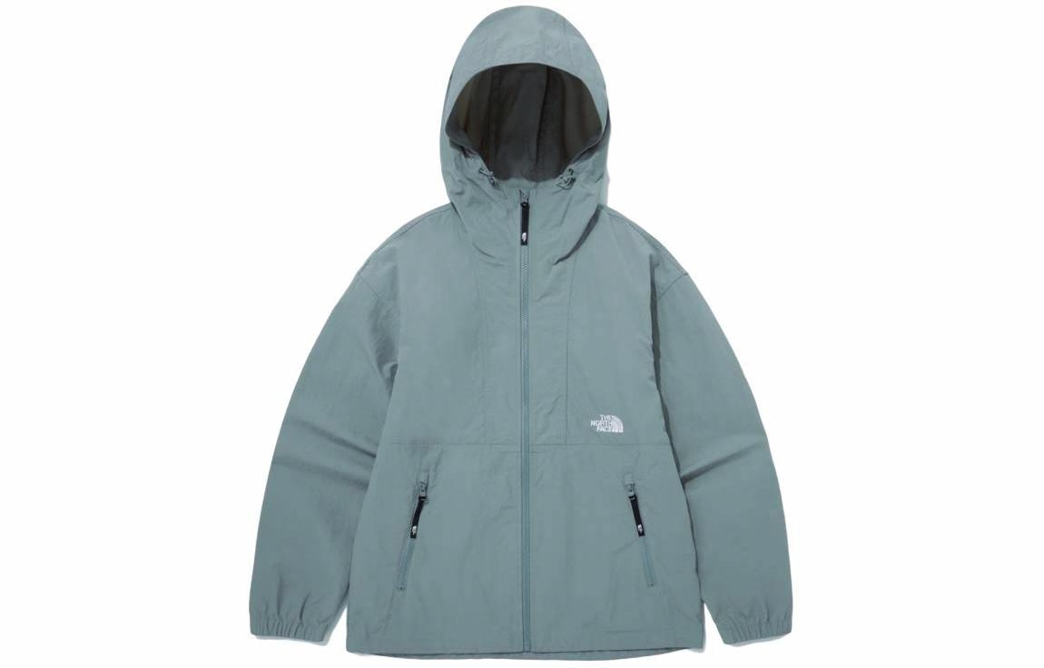 北面/THE NORTH FACE The North Face Logo Zip Hoodie Blue