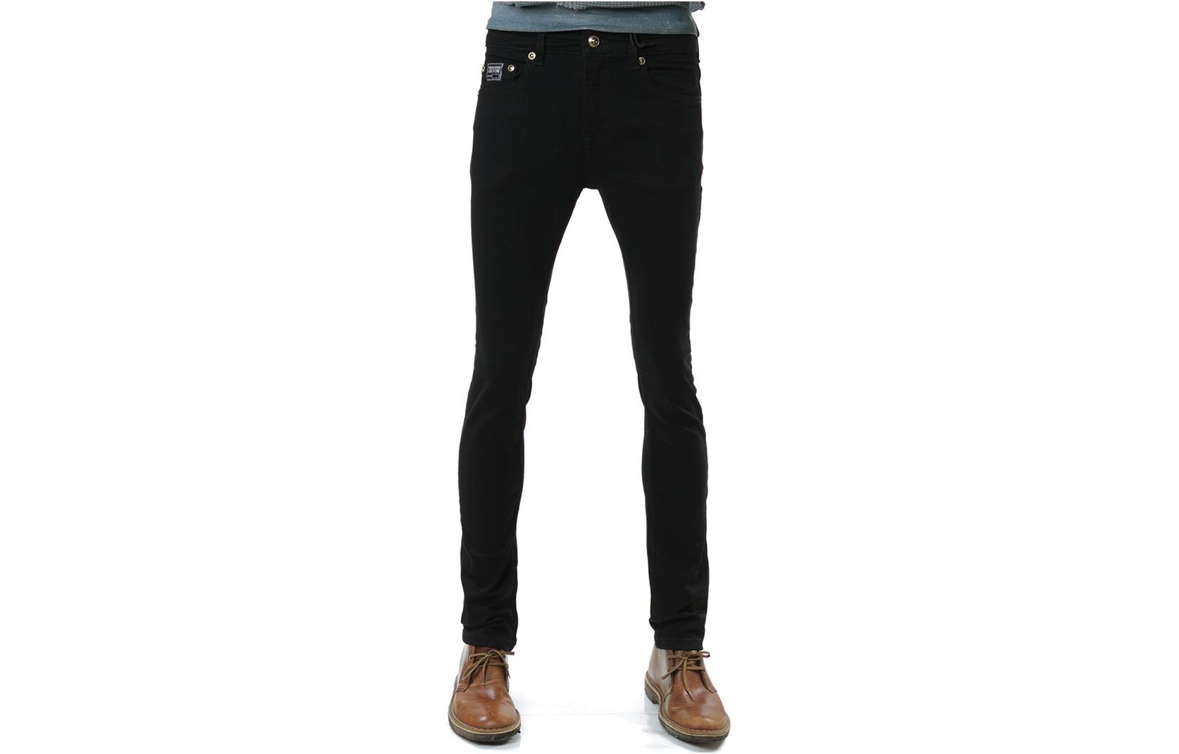 VERSACE JEANS COUTURE Versace FW23 Slim Jeans Black