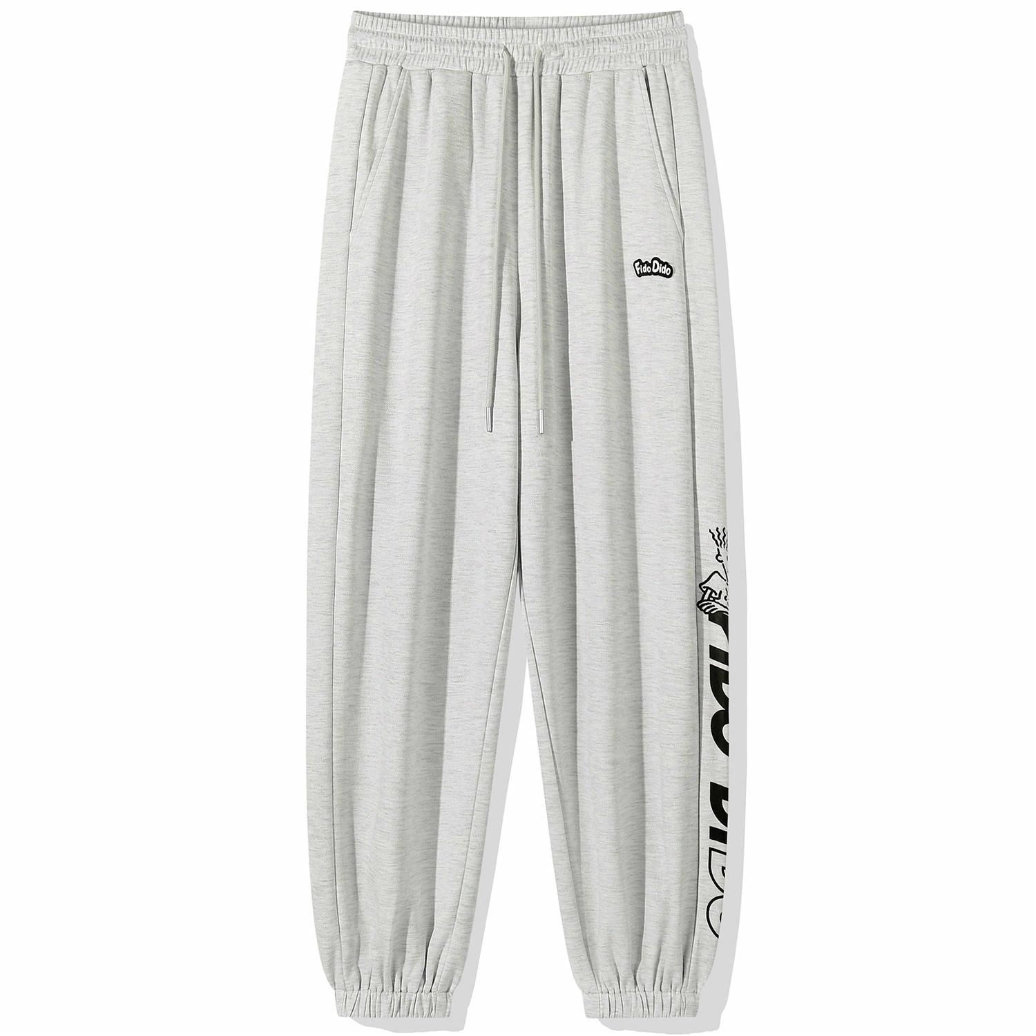 FIDO DIDO Striped Logo Joggers