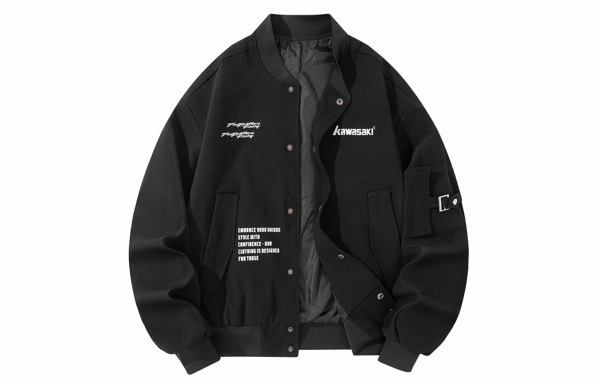 Kawasaki/川崎 Kawasaki Retro Baseball Jacket