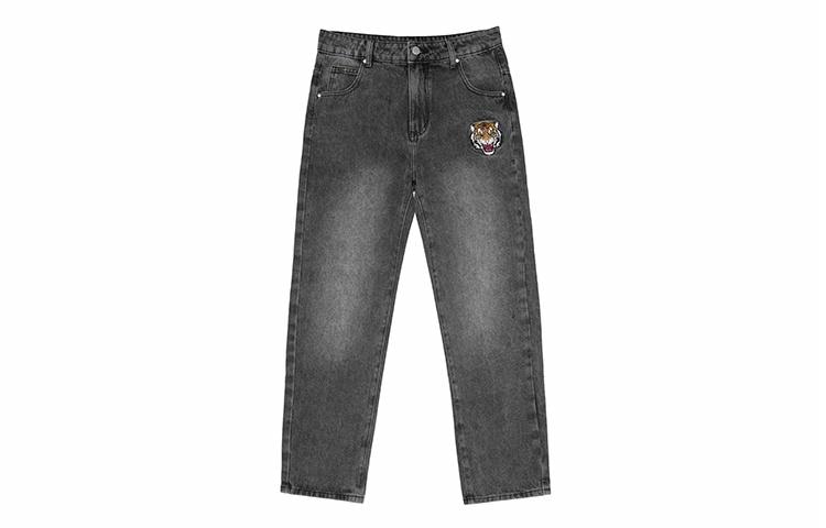 ED HARDY X Ed Hardy Logo Embroidered Jeans