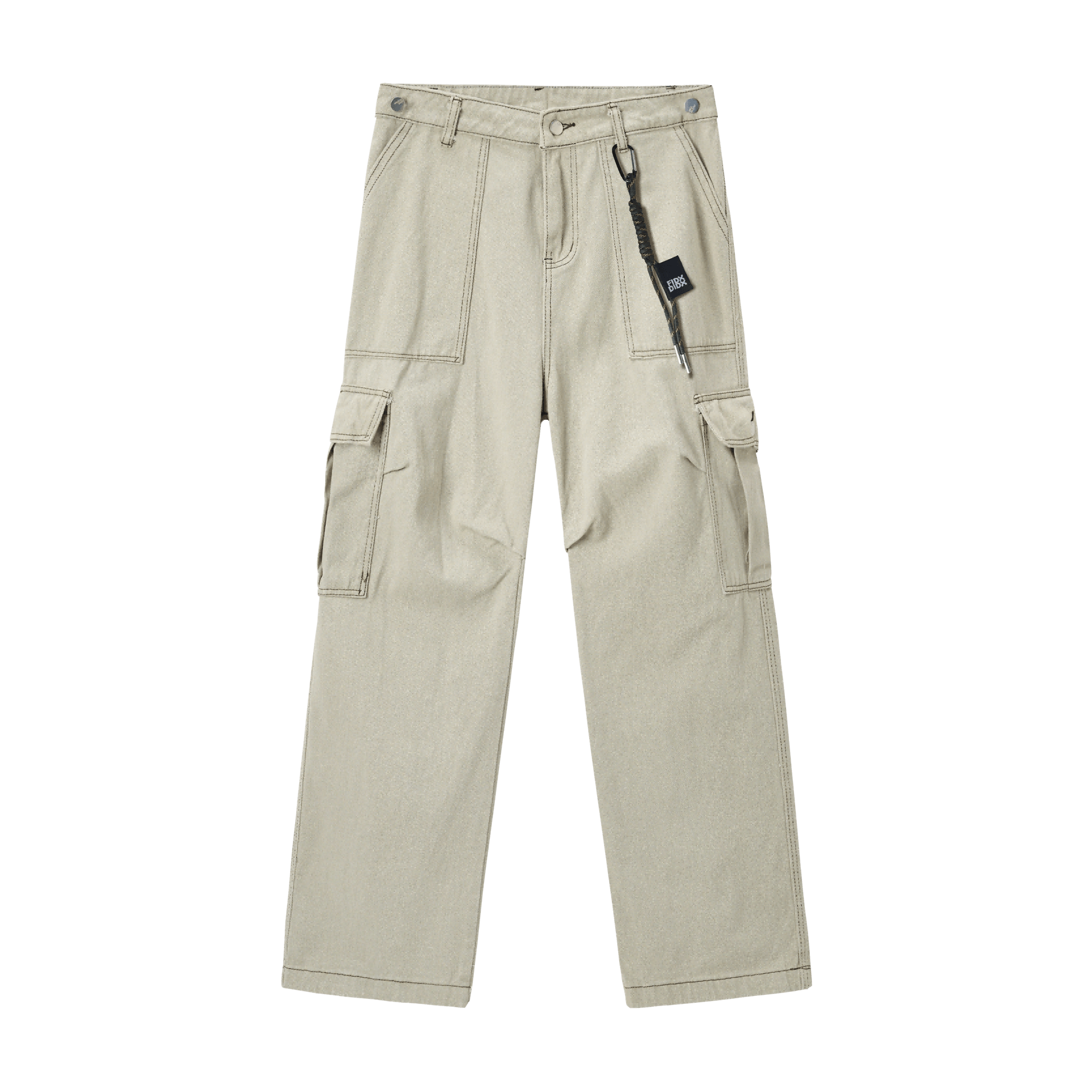 FIDO DIDO Cargo Denim Pants Beige