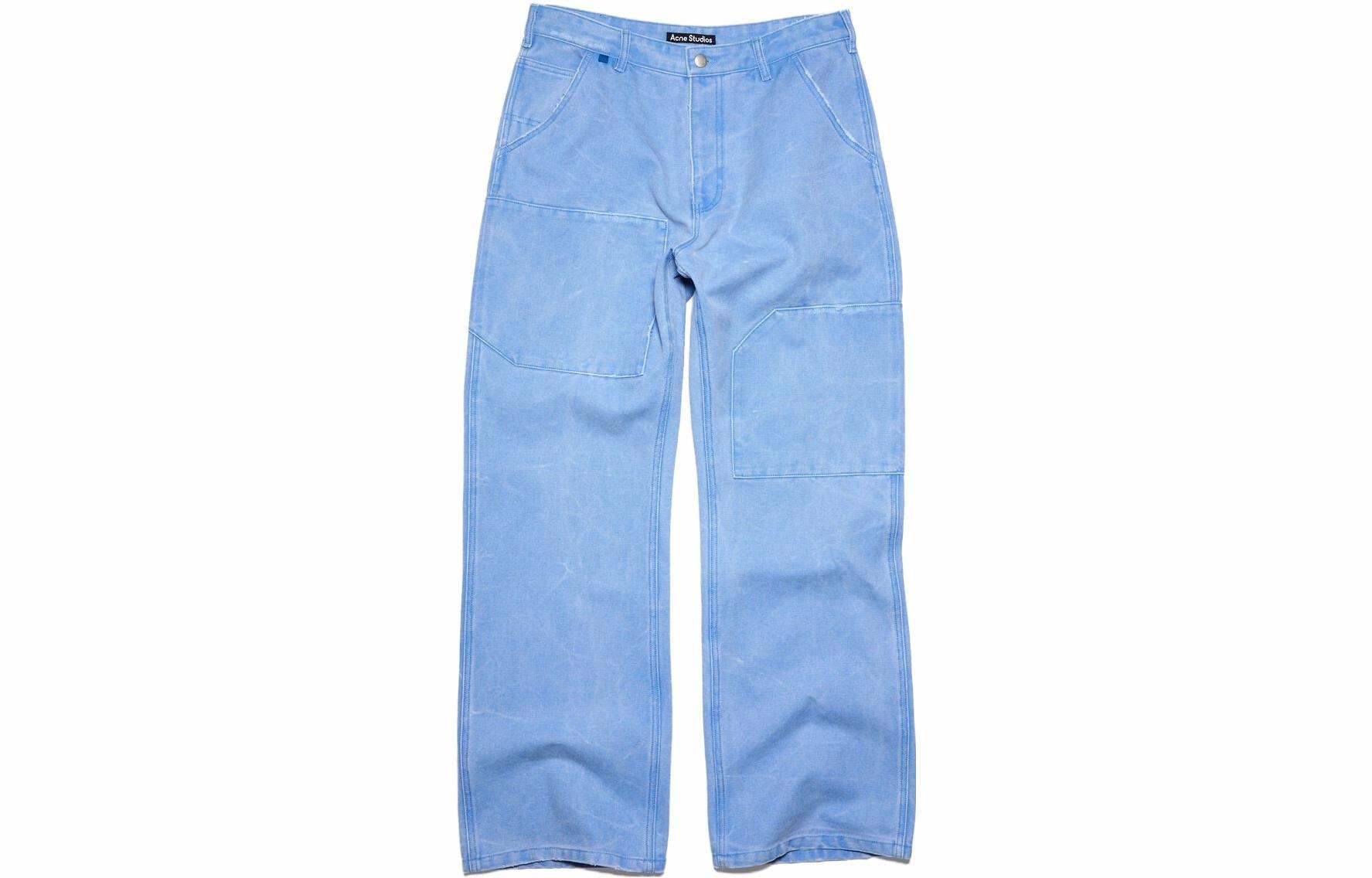 Acne Studios FW23 Patch Canvas Trousers Face