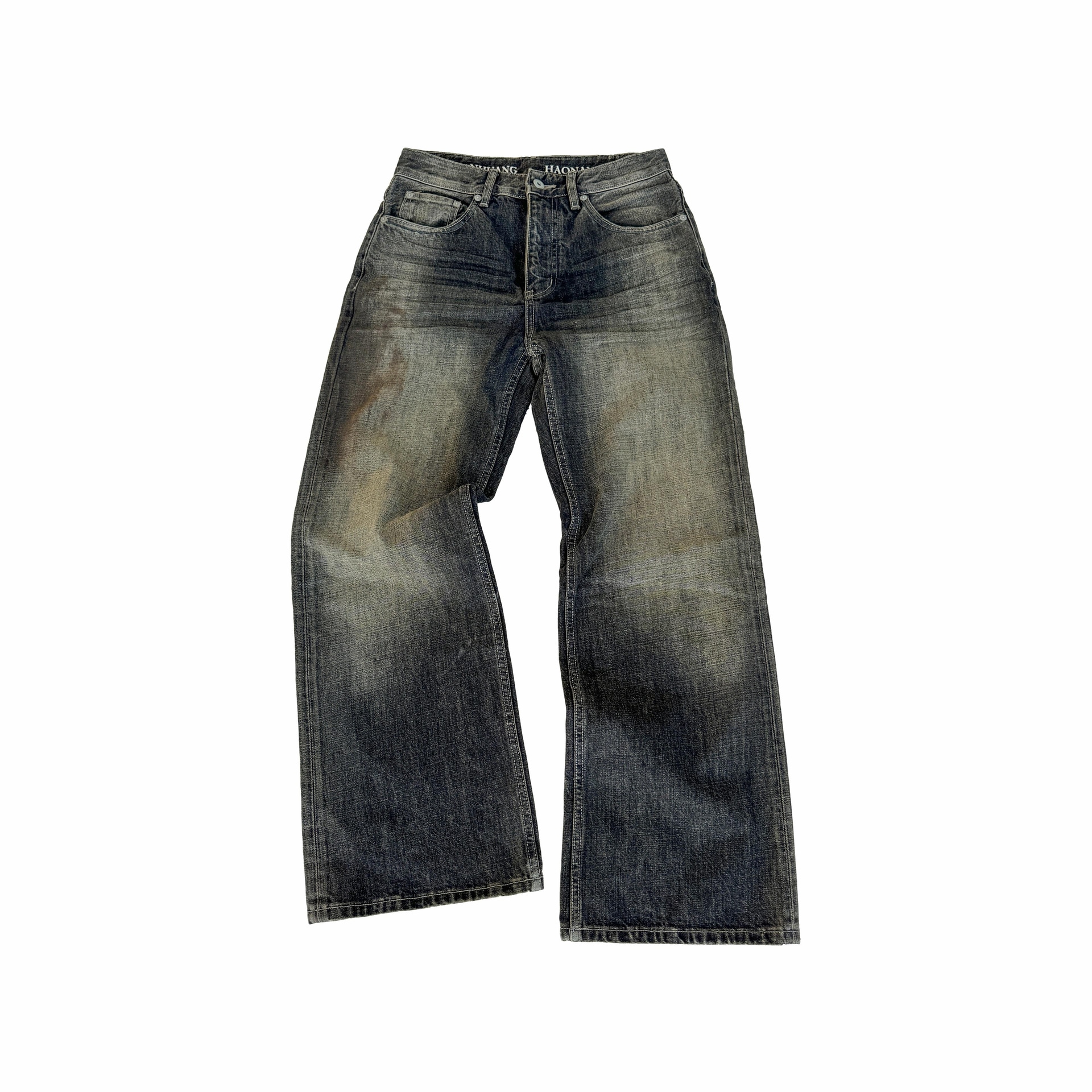 haonanhuang Vintage Flare Jeans Black
