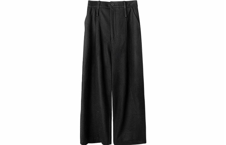 幻象者 Huanzhe High Waist Black Trousers