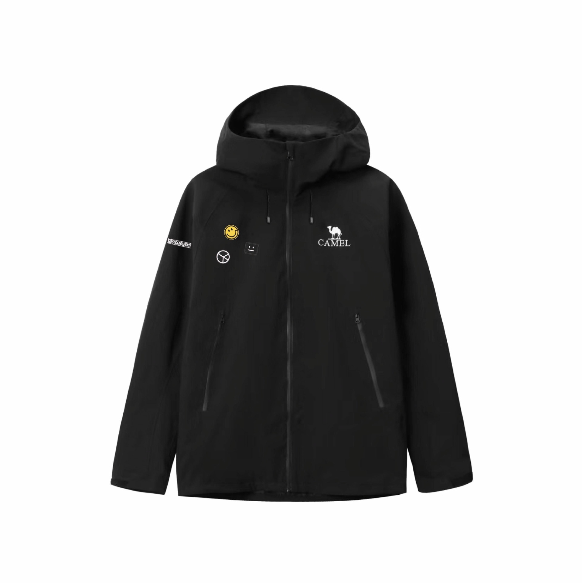 CAMEL骆驼 CAMEL All-Weather Series Black Jacket