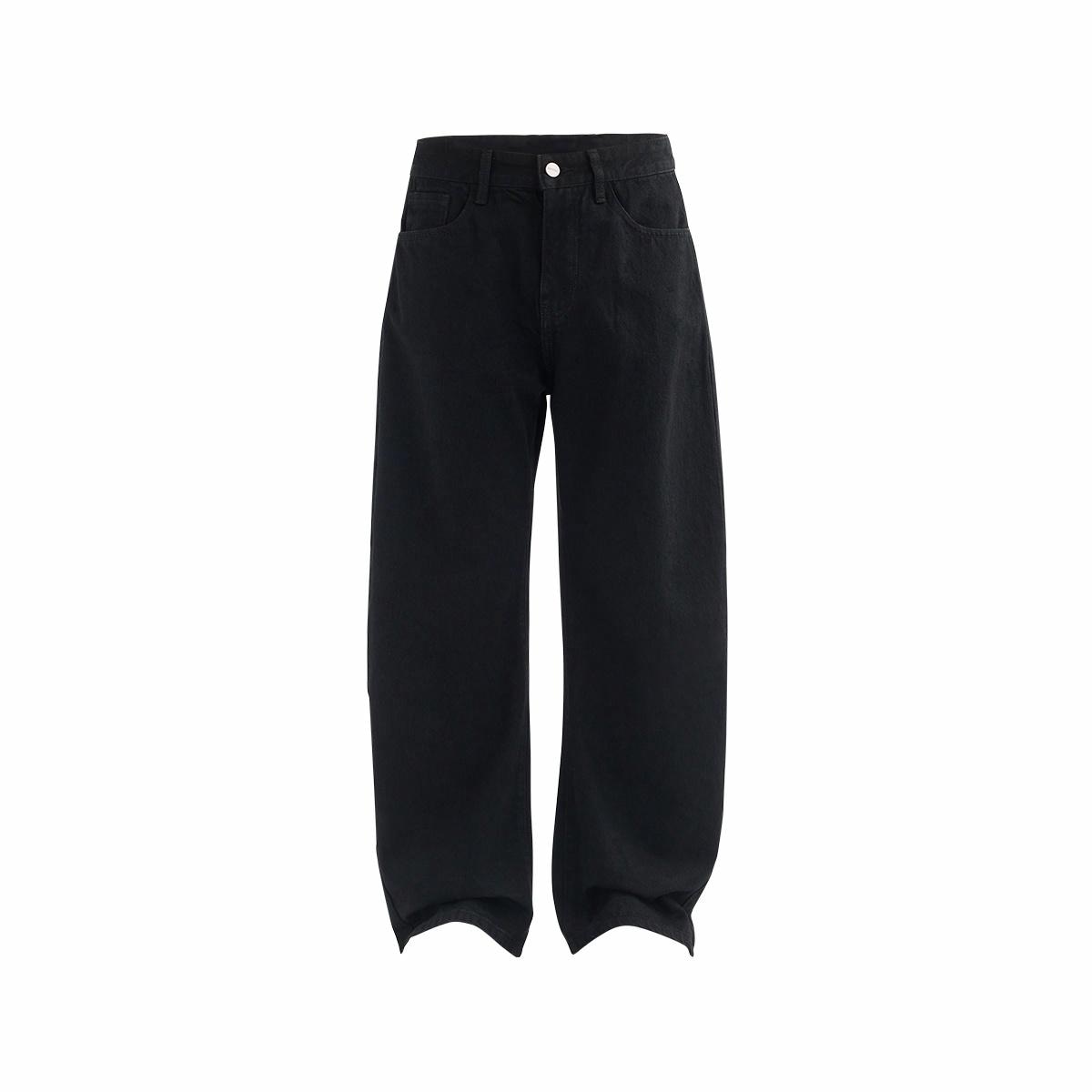 CHINISM Classic Washed Jeans Black