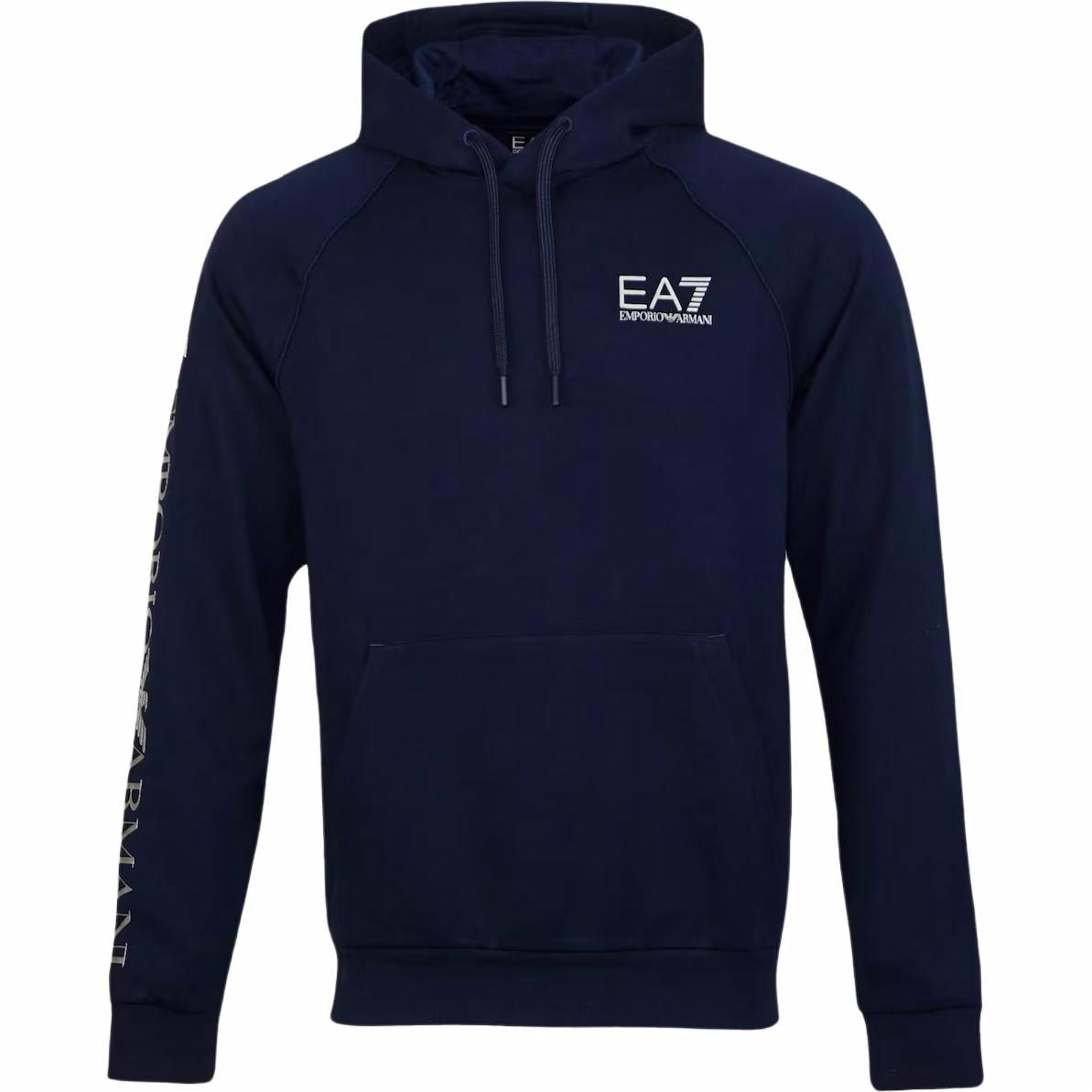 EMPORIO ARMANI/阿玛尼 Emporio Armani Hoodie Blue