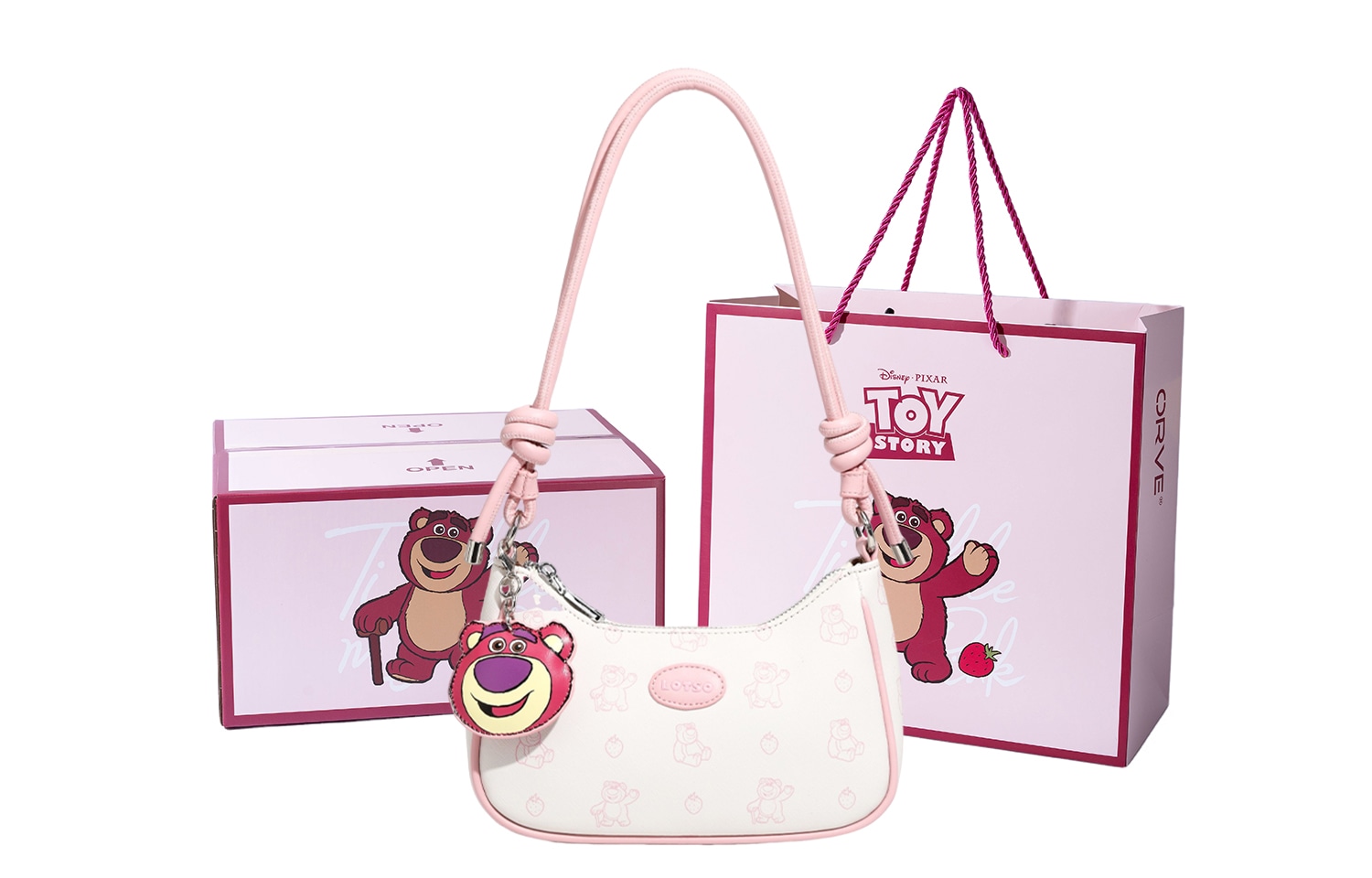Disney/迪士尼 Disney Strawberry Bear Series Shoulder Bag