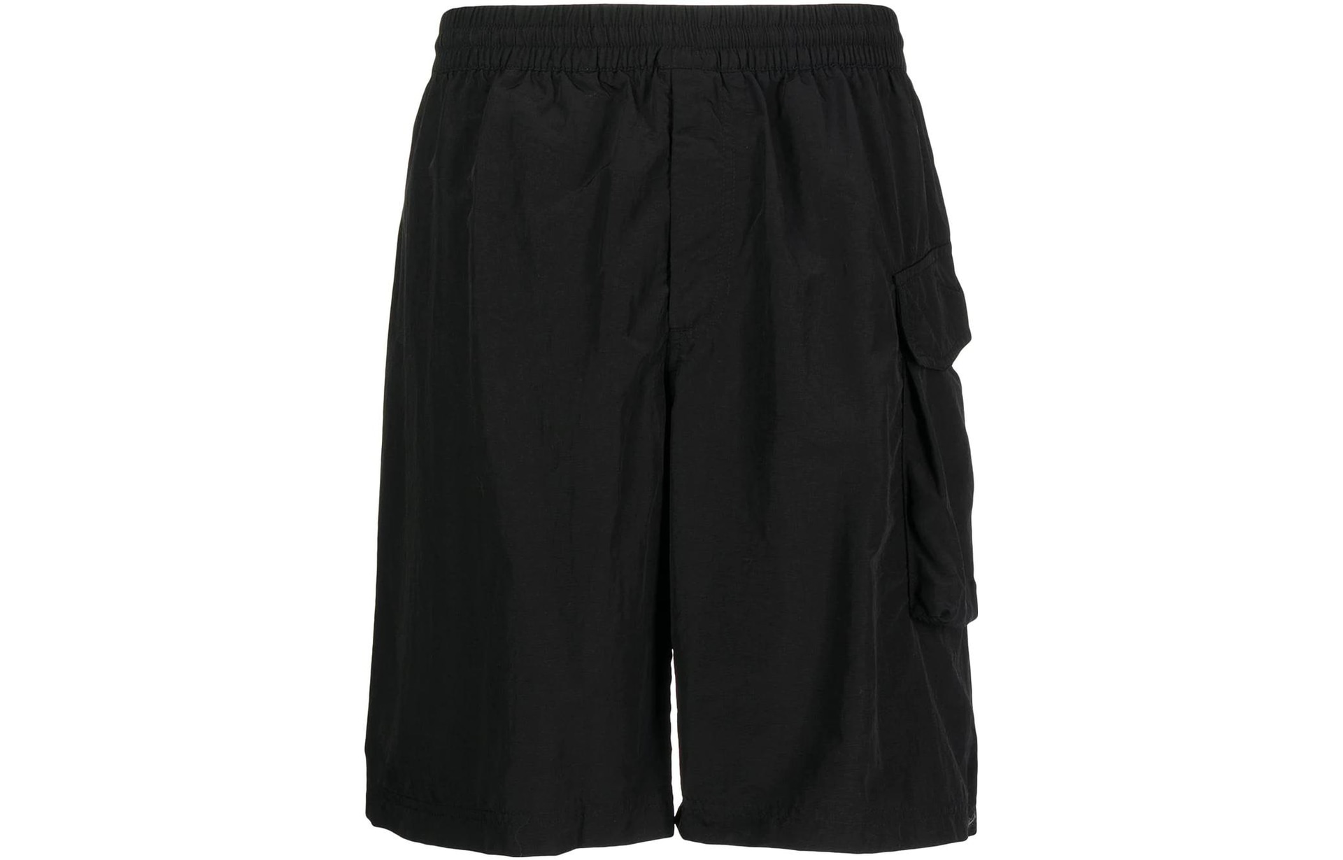 Y-3 SS22 Elastic Waist Cargo Shorts Black