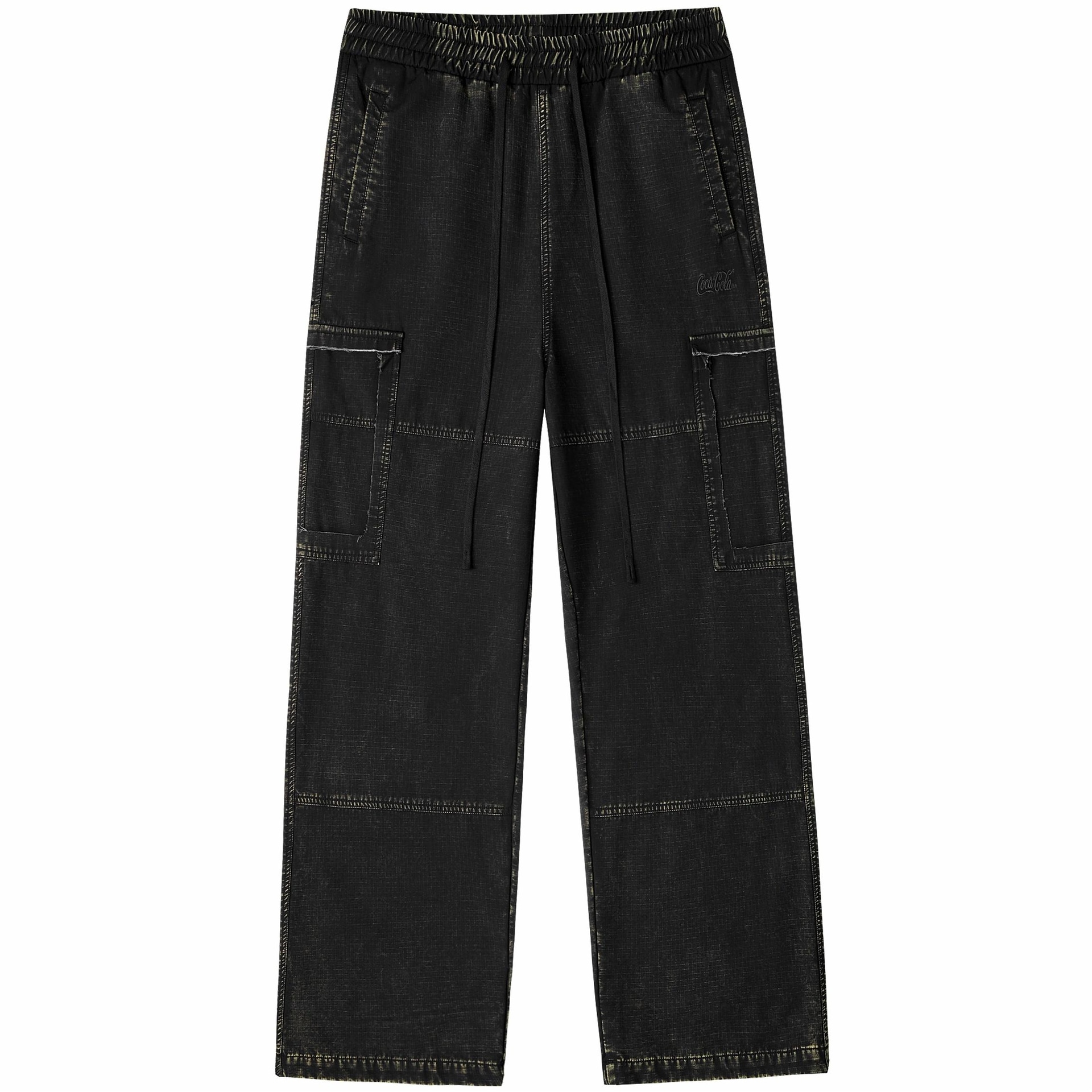 Coca-Cola/可口可乐 Coca-Cola Pocket Destroyed Embroidered Pants