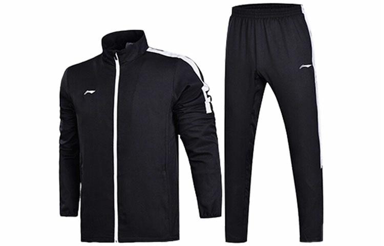 李宁 LiNing Colorblock Tracksuit Black