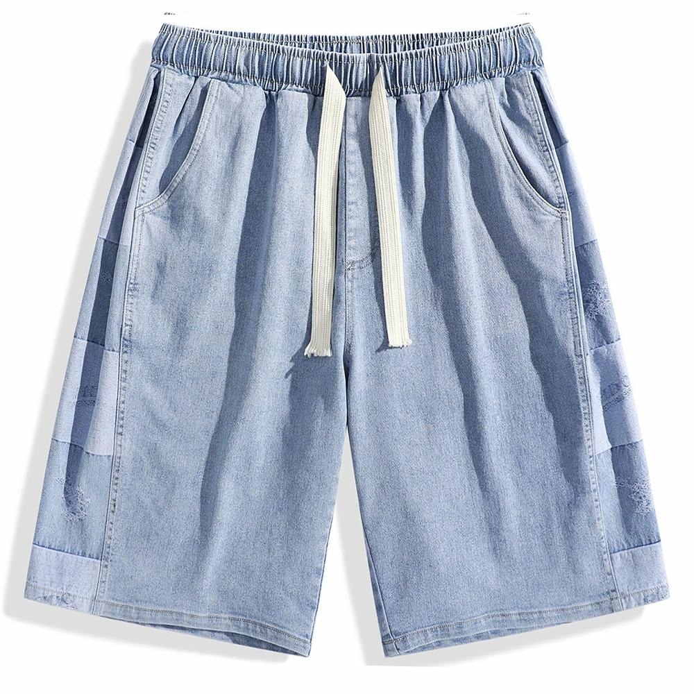FIDO DIDO Retro Checkered Denim Shorts