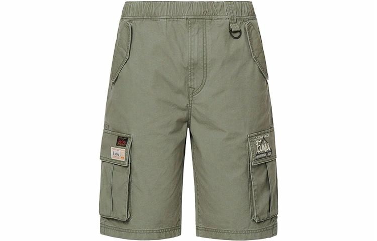 EVISU SS22 Buddha Embroidery Cargo Shorts