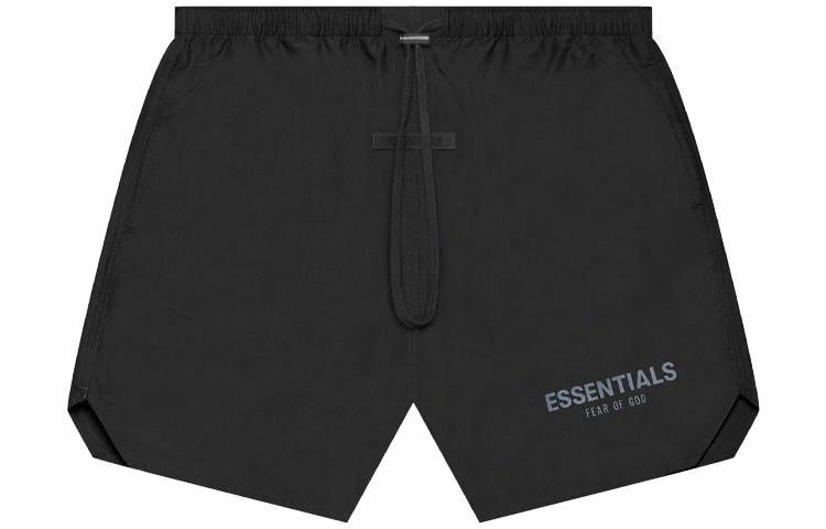 Fear of God Essentials SS21 Volley Short Stretch Limo Black Logo