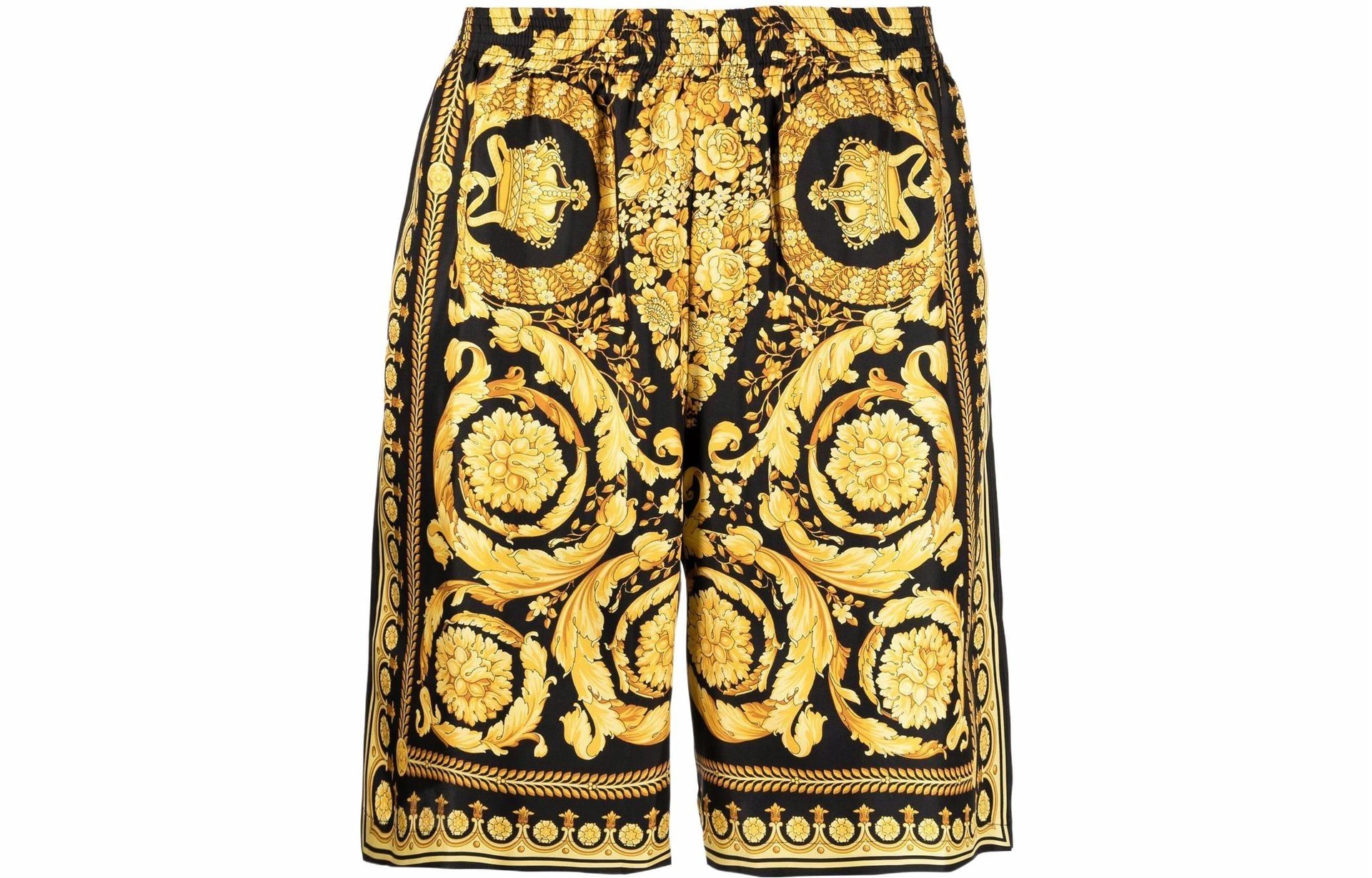 VERSACE/范思哲 Versace SS22 Barocco Silk Shorts