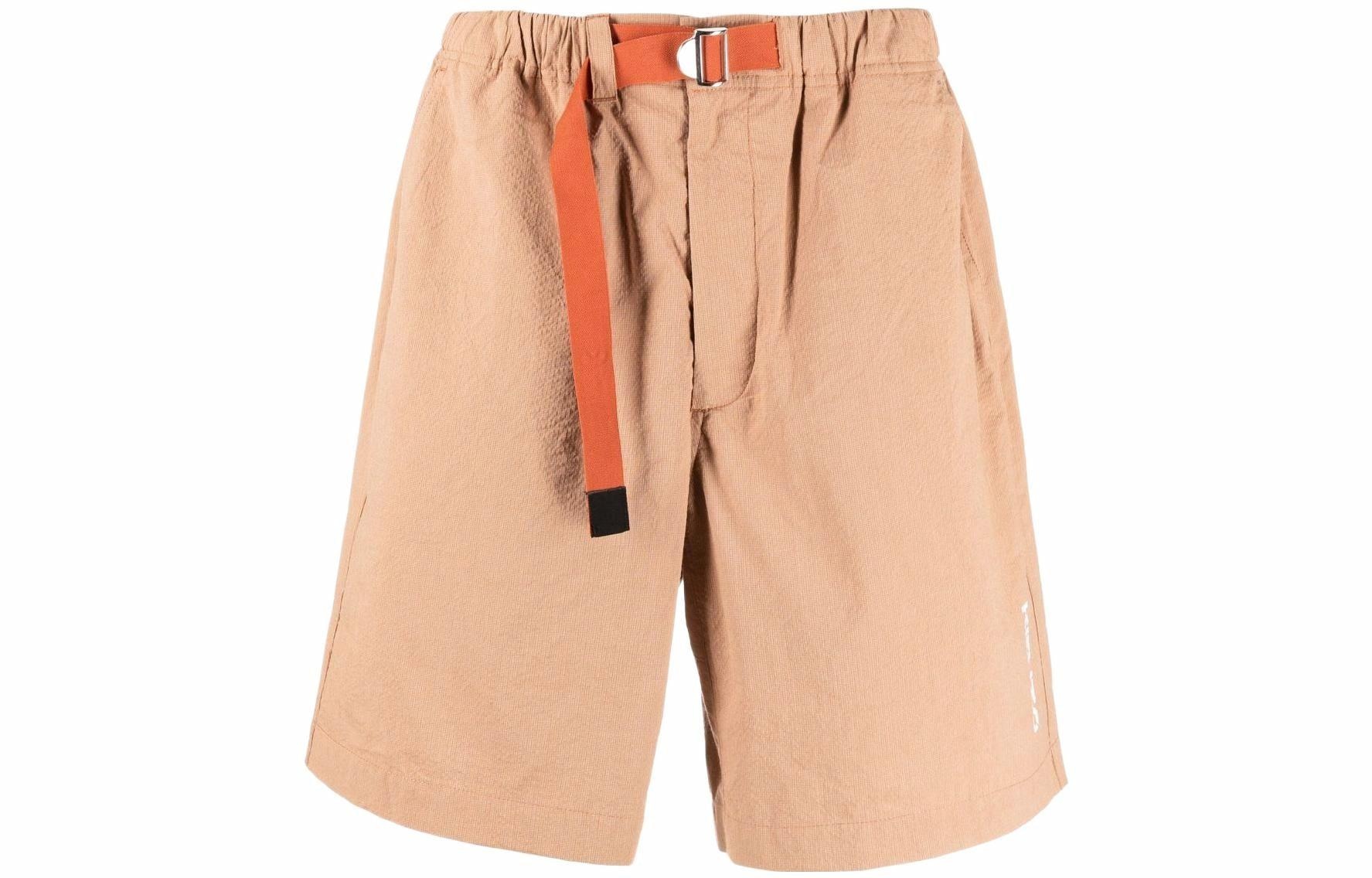 KENZO SS22 Logo Print Shorts Brown