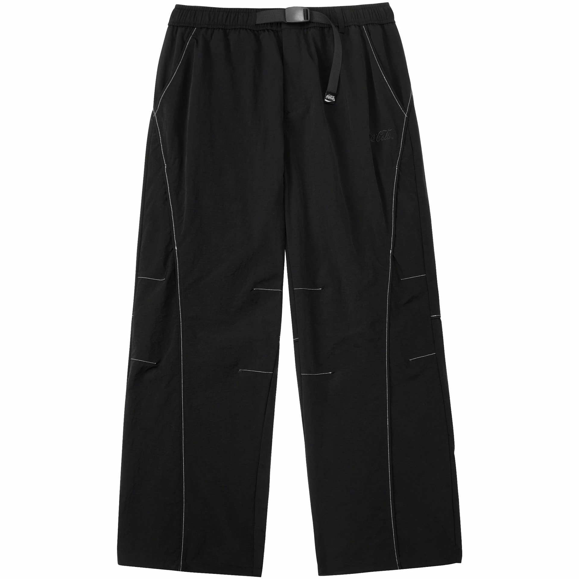 Coca-Cola/可口可乐 Coca-Cola Outdoor Reflective Stitch Cargo Pants Black