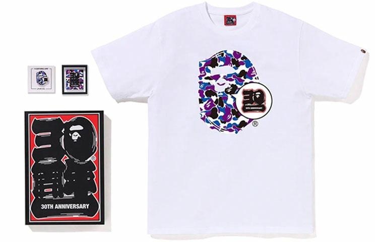 A BATHING APE BAPE 30th Anniversary Camo Tee