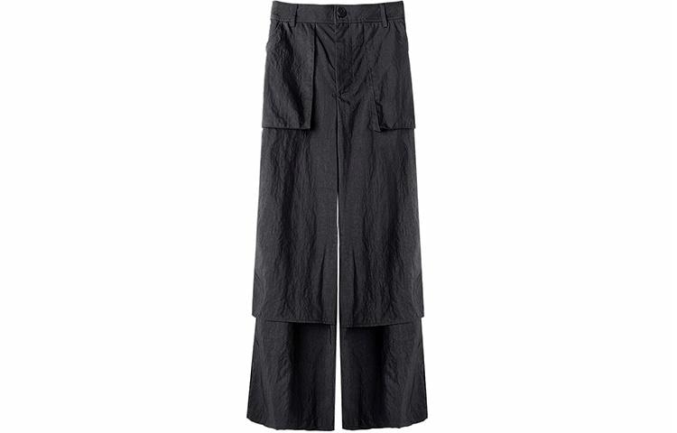幻象者 Huanzhe Black Wide-Leg Pants