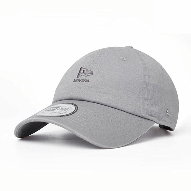 New Era Embroidered Logo Cap Gray