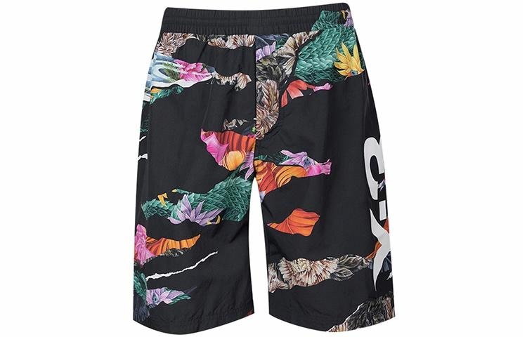 Y-3 SS22 Large Logo Floral Swim Shorts