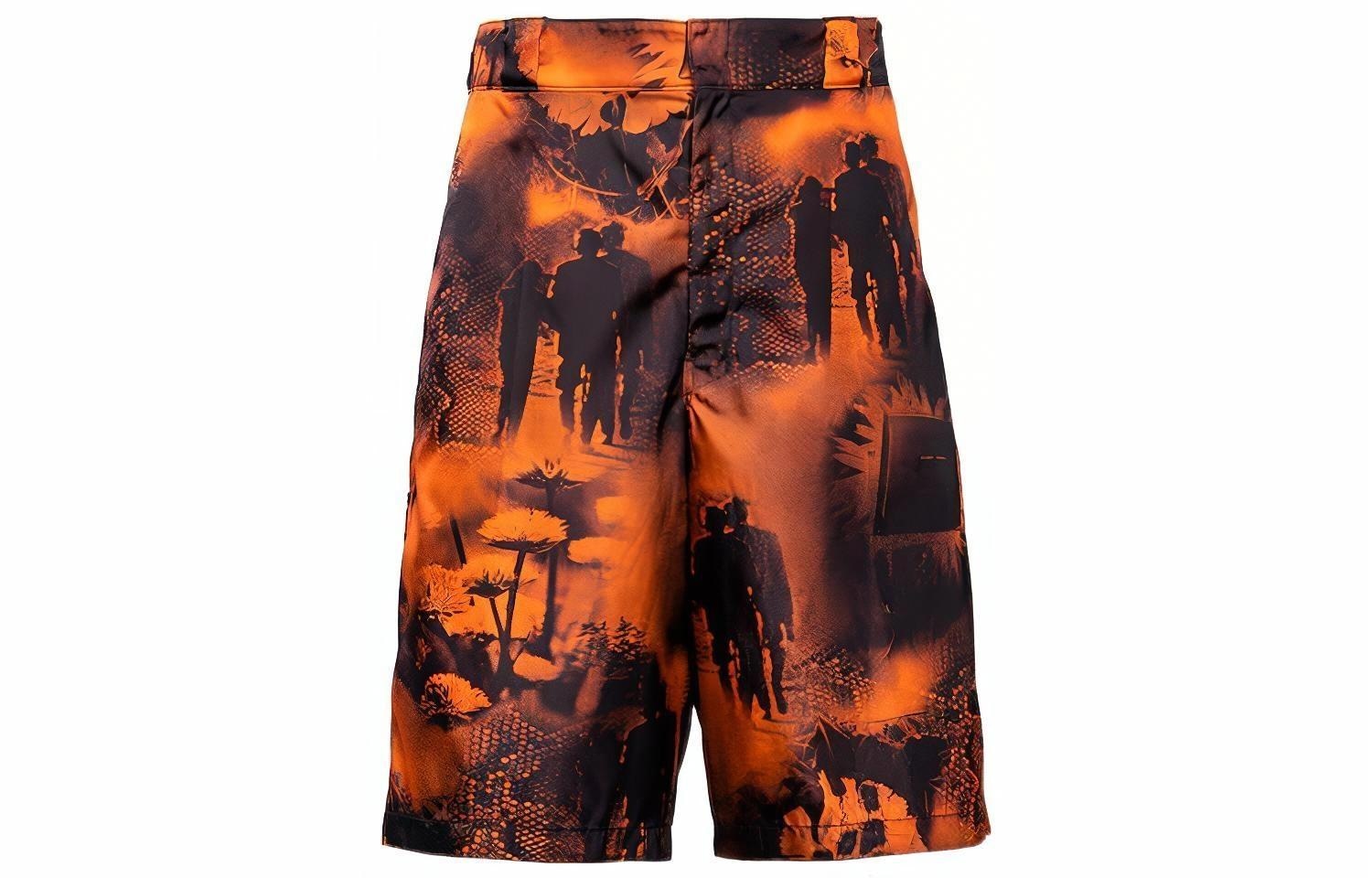 Prada FW22 Orange Shorts