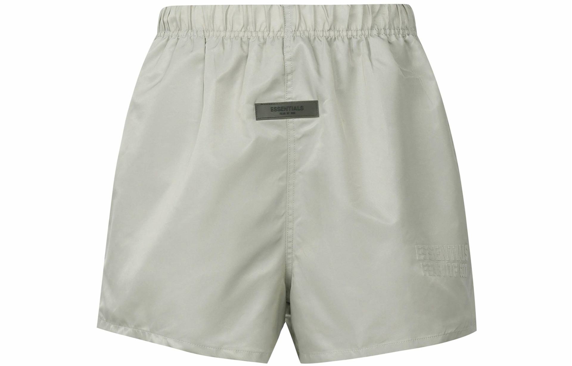 Fear of God Essentials FW22 Nylon Running Shorts Smoke Logo