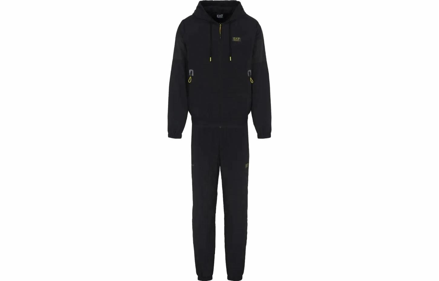 EMPORIO ARMANI/阿玛尼 Emporio Armani EA7 Hoodie Tracksuit Black
