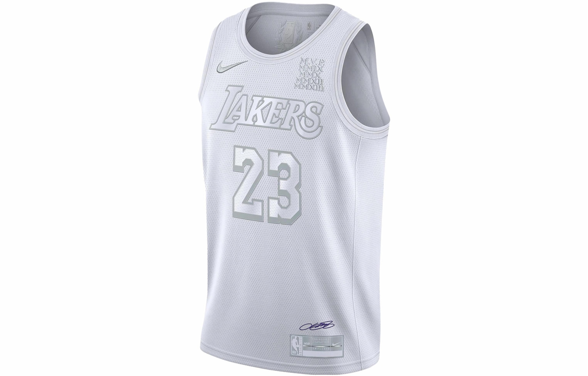 Nike NBA Jersey LeBron James Lakers MVP 23