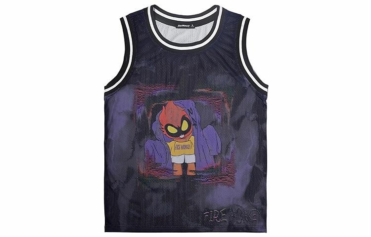 火猴/FireMonkey FireMonkey Halloween Basketball Jersey Black