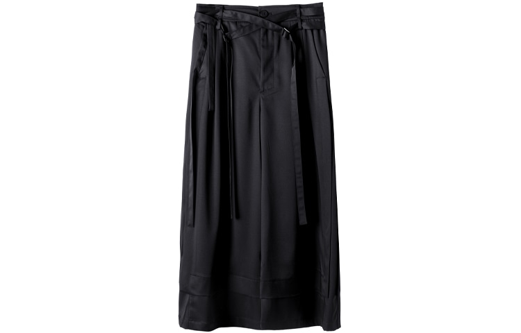 幻象者 Huanzhe Wide Leg Pants Black