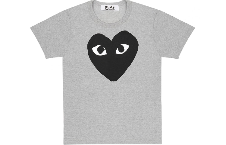 CDG Play Grey T-Shirt