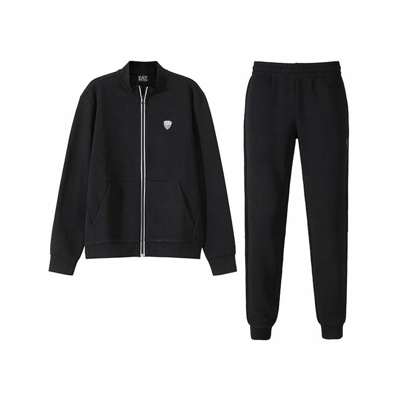 EMPORIO ARMANI/阿玛尼 Emporio Armani EA7 SS24 Logo Track Suit Black