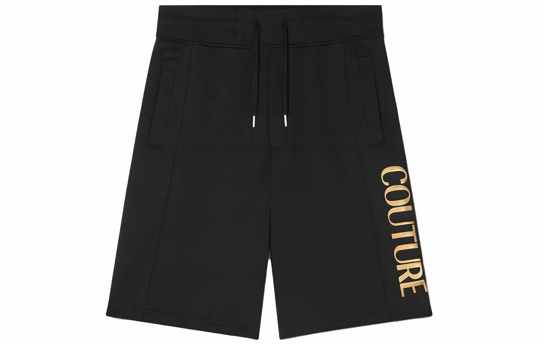 VERSACE JEANS COUTURE VERSACE Logo sweat shorts