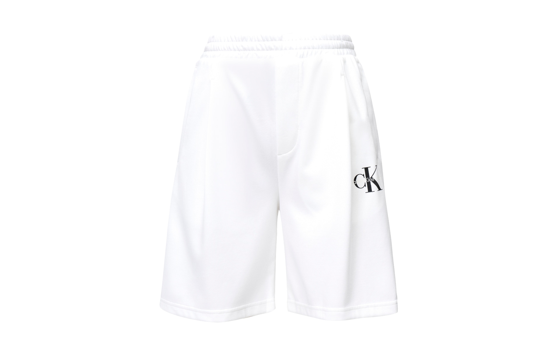 Calvin Klein Printed Relaxed Shorts White