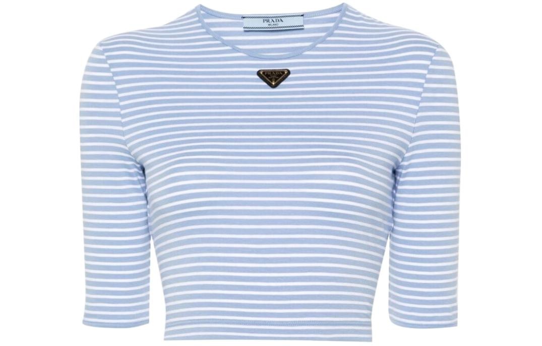 Prada Striped Crewneck Pullover SS24