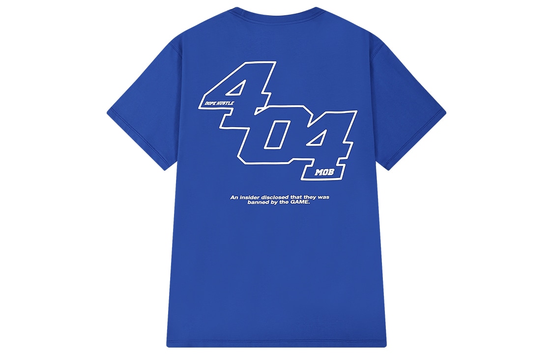 404MOB GANG Logo Print T-Shirt