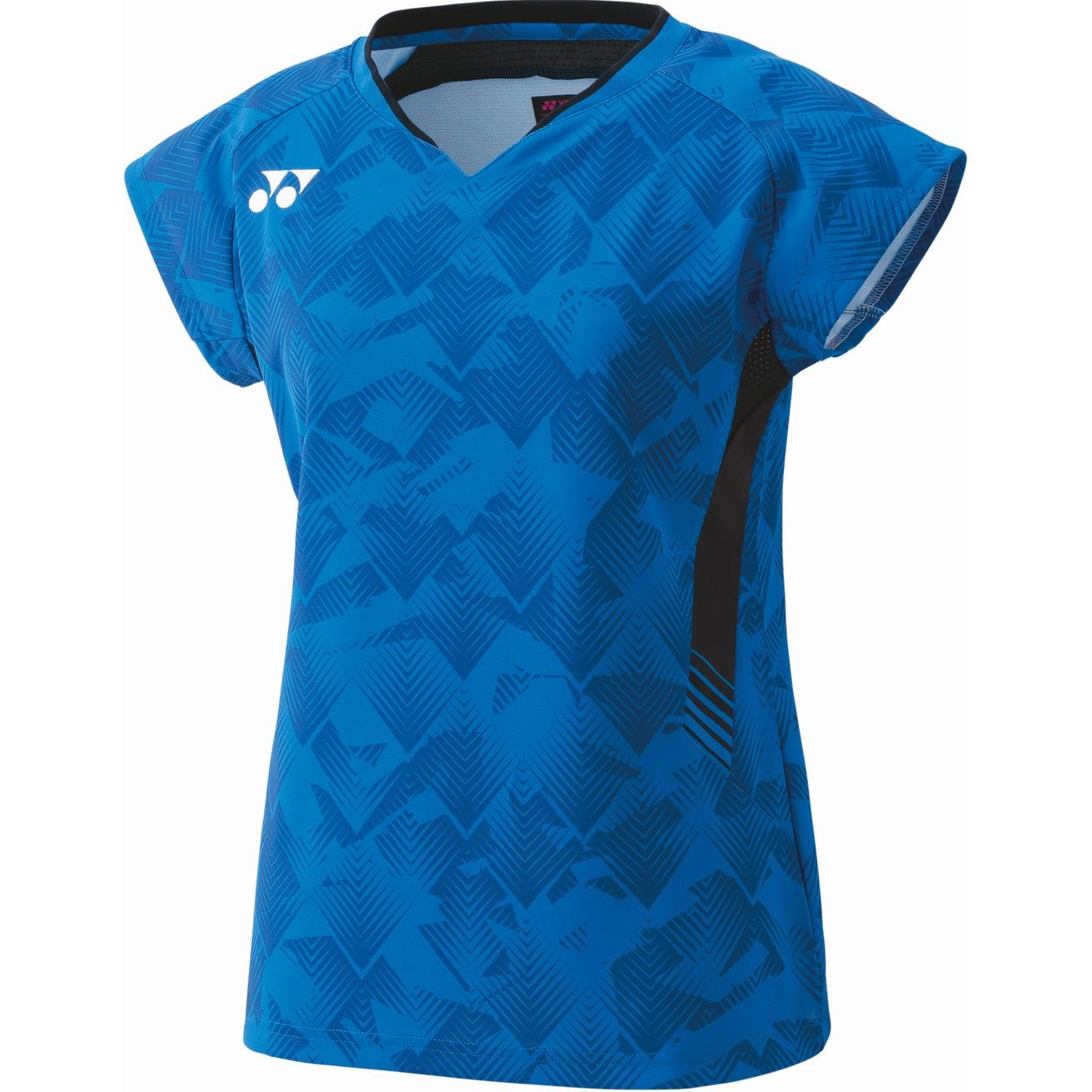 YONEX/尤尼克斯 YONEX Logo V-Neck T-Shirt Blue