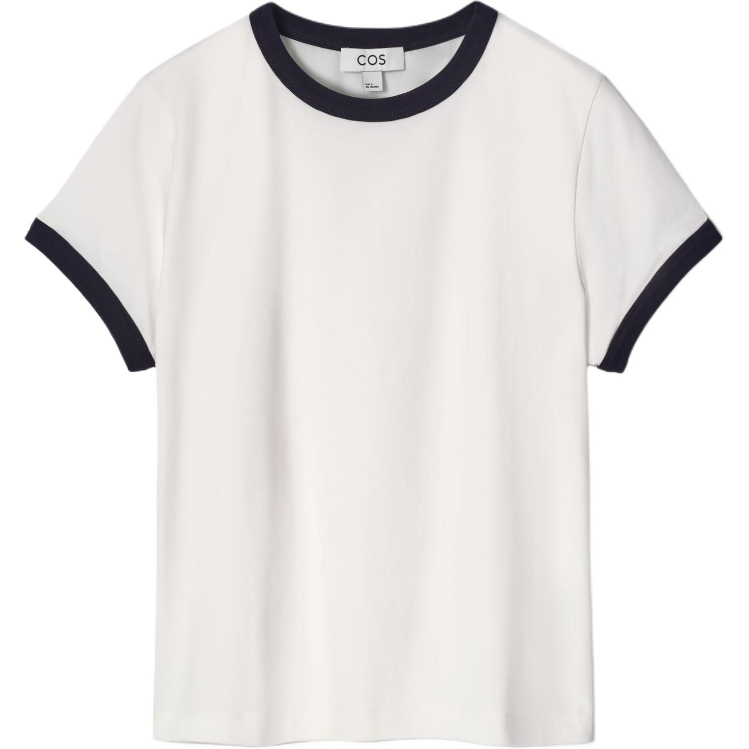 COS Colorblock Slim Crew Neck T-Shirt