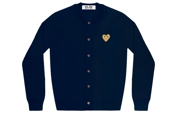 CDG Play Cardigan Navy