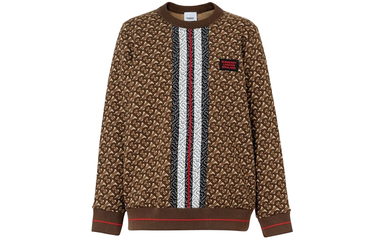 Burberry TB Monogram Sweatshirt Brown