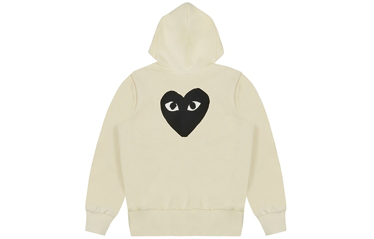 CDG Play Hoodie Off-White