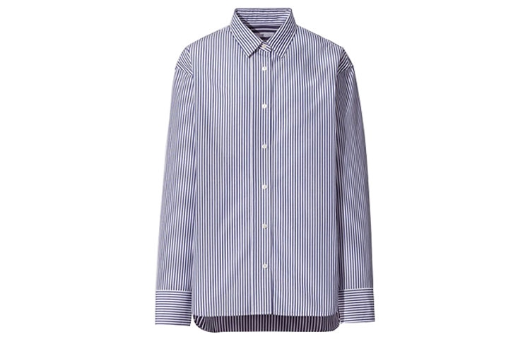 UNIQLO/优衣库 UNIQLO Jil Sander +J Striped Shirt Blue