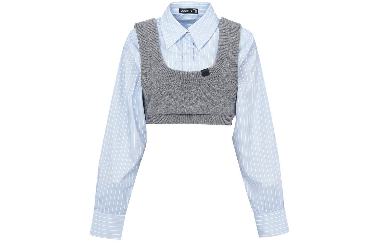 APEA Rebellious Layered Knit Shirt