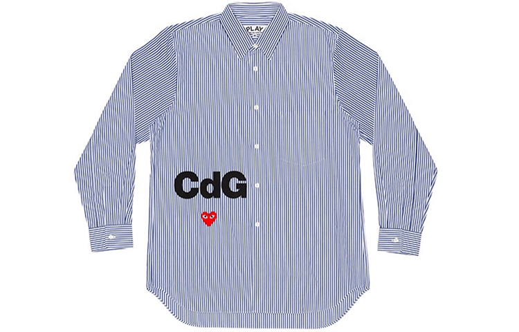 CDG Play x CDG Logo Stripe Shirt
