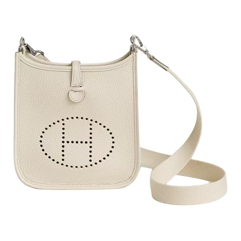 HERMES/爱马仕 Hermes Evelyne 16 Milkshake White