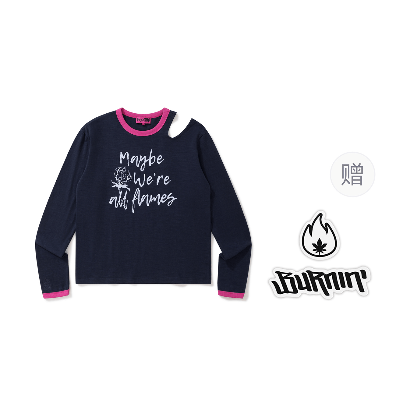 BURNIN PINK T